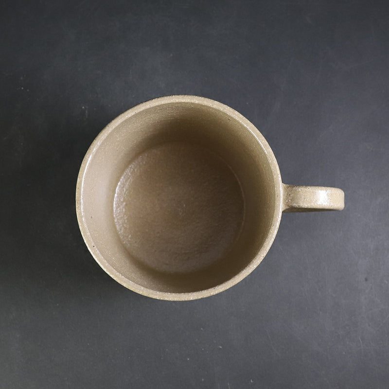川添啓吾　作　カフェオレカップ（絵唐津1）