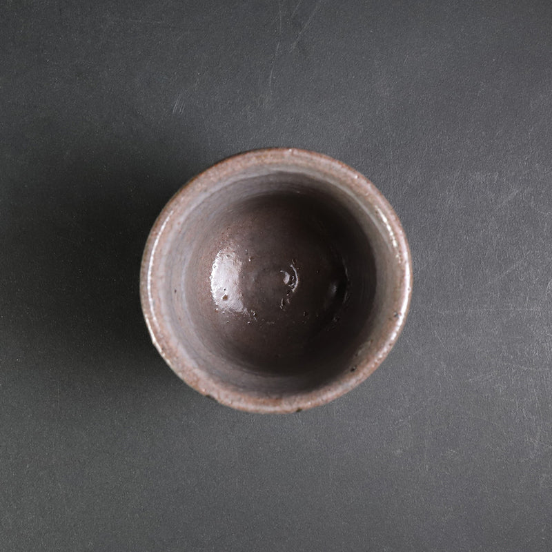 Painted Karatsu sake cup No.13 by Shintaro Uchimura