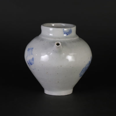 Blue and white porcelain vase by Maruta Soichi Gallery