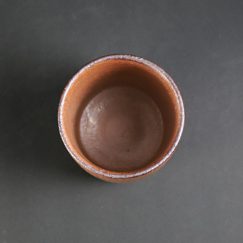 土屋由起子　作　茜唐津皮鯨筒碗