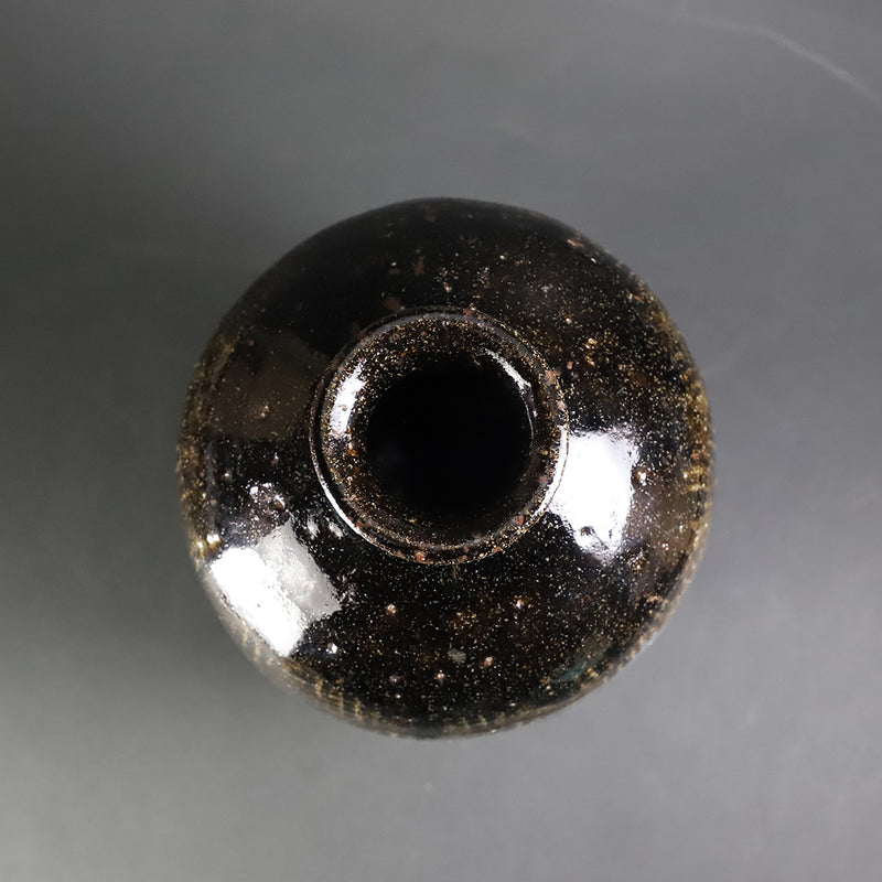 十四代中里太郎右衛門　作　叩き朝鮮唐津花入　No.8
