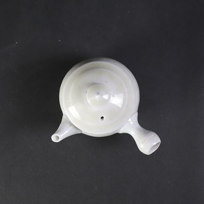 梶原靖元　作　素瓷急須　No.1