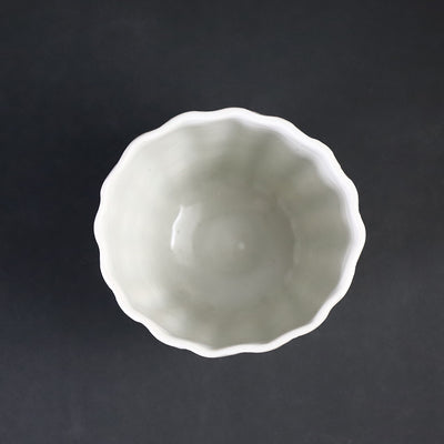 White porcelain cup by Shingo Oka
