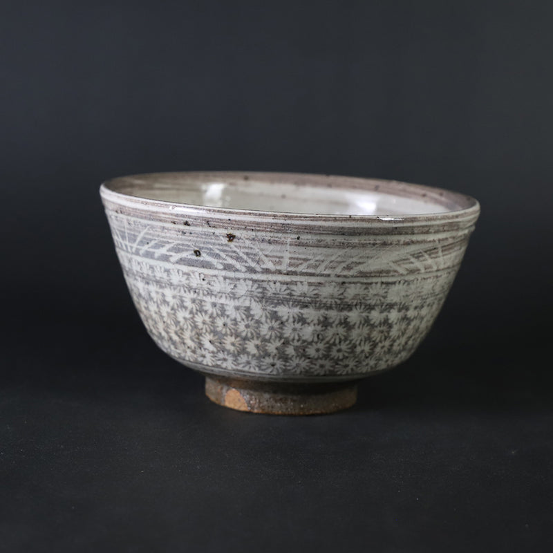Nakazato Taroemon Kiln Karatsu Mishima Chawan (Fukuji)