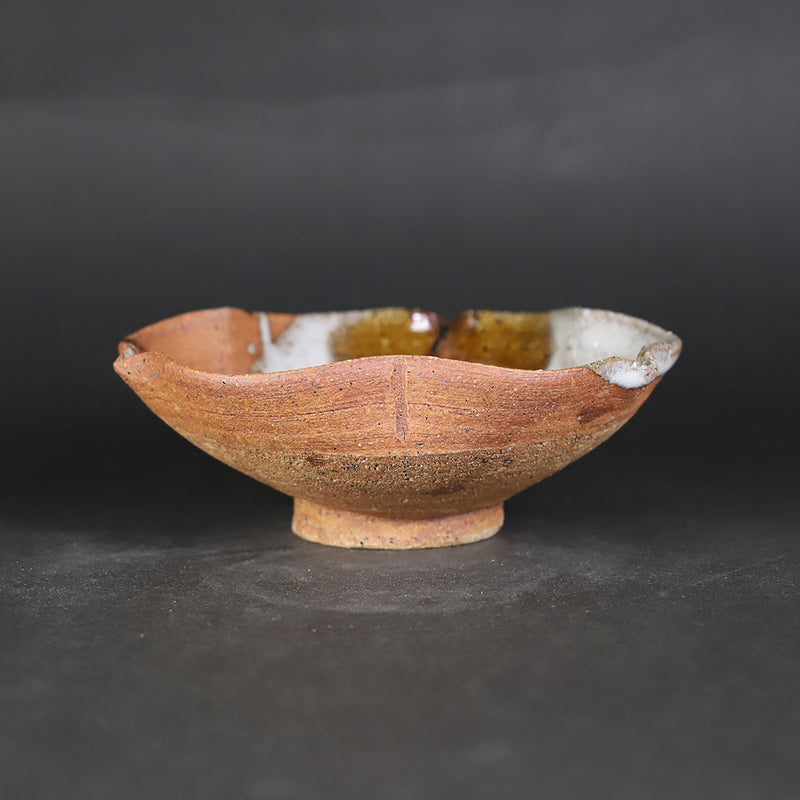 福田和祐　作　朝鮮唐津杓掛小鉢