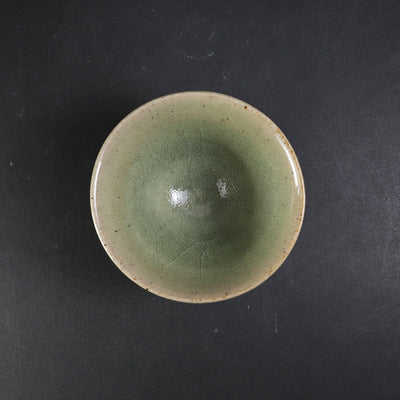 岡本作礼　作　翠青唐津ぐい呑　No.45