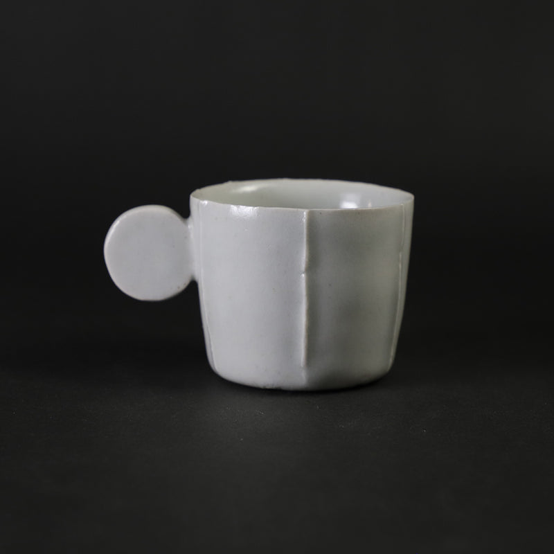 Soichiro Maruta white porcelain cup and saucer (small) 1