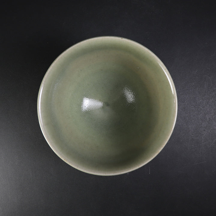 岡本作礼 作 翠青唐津茶碗 No.1 – ギャラリー一番館オンラインショップ