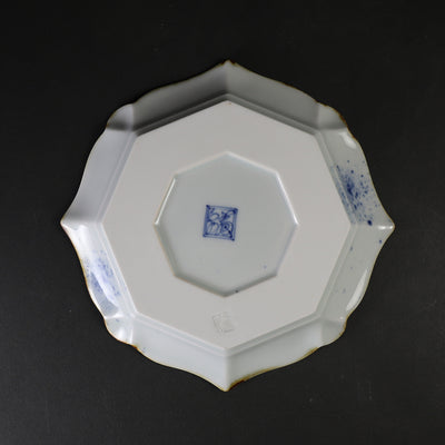 福泉窯　松竹梅輪花銘々皿