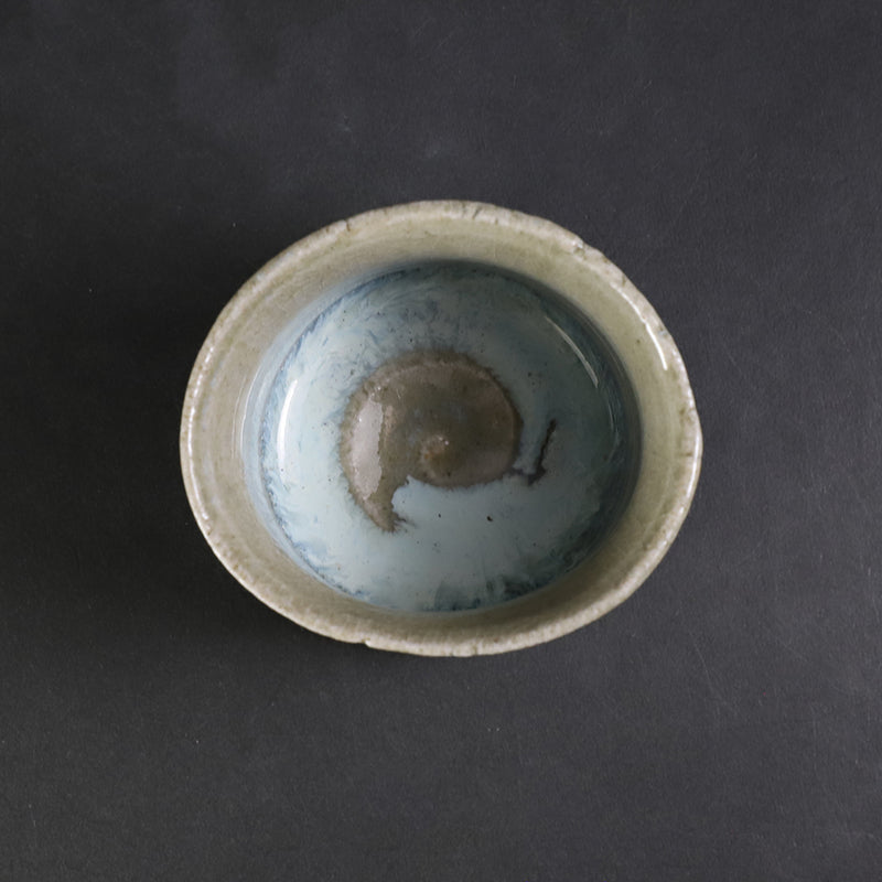 Ash-glazed sake cup No.6 by Shuichi Okamoto