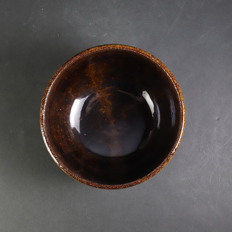 Karatsu candy glaze tea bowl by Keigo Kawazoe