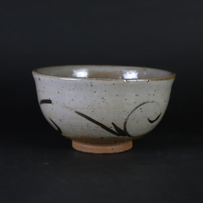 Painted Karatsu tea bowl No.6 by the 14th generation Nakazato Tarouemon