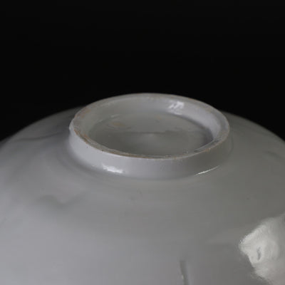 Masahiro Takehana's work, white porcelain 6-inch flower bowl No.8