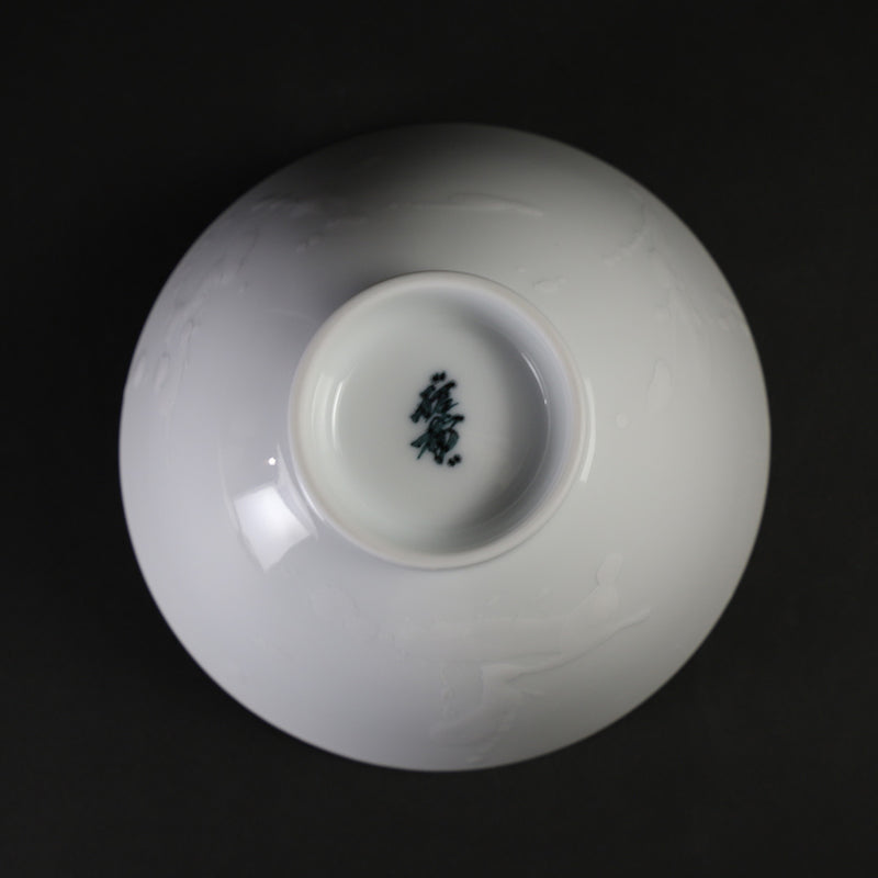 Yuki Inoue Product Dripping glaze rice bowl (medium) / White