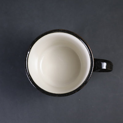 Taroemon Nakazato 14th Karatsu White Scratched Black Bowl Plate