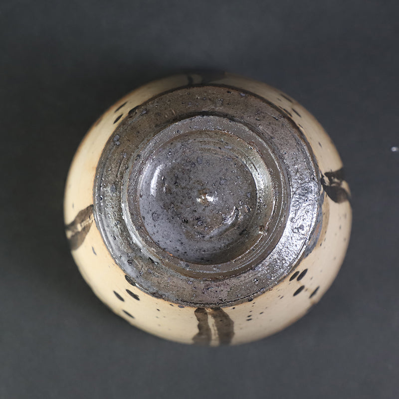 中里隆　作　唐津絵粉引蕎麦猪口