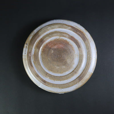 Yukiko Tsuchiya's work Feldspar glaze 5.5 inch flat bowl