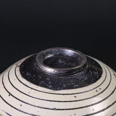 Kohiki Striked Plate by Nakazato Taki