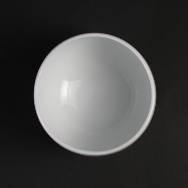 Manji Inoue White Porcelain Dyed Wheat Engraved Sake Cup (Large)