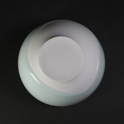 百田暁生　作　青白磁茶器(大)