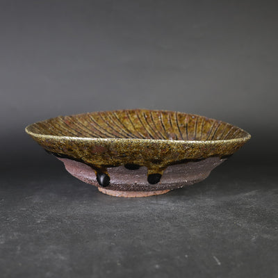 Yu Maruta's work, Blue Karatsu Shinogi Kutsumu-tsumu (set of 5)