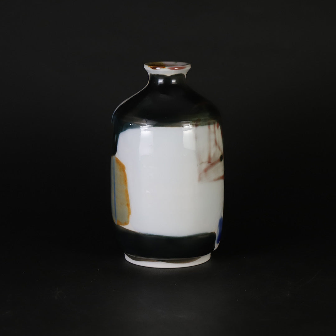 【百田暁生】現代作家 花入 花瓶 共箱 共布 1_3f67ad5e-82dd-4f6c-9e20-