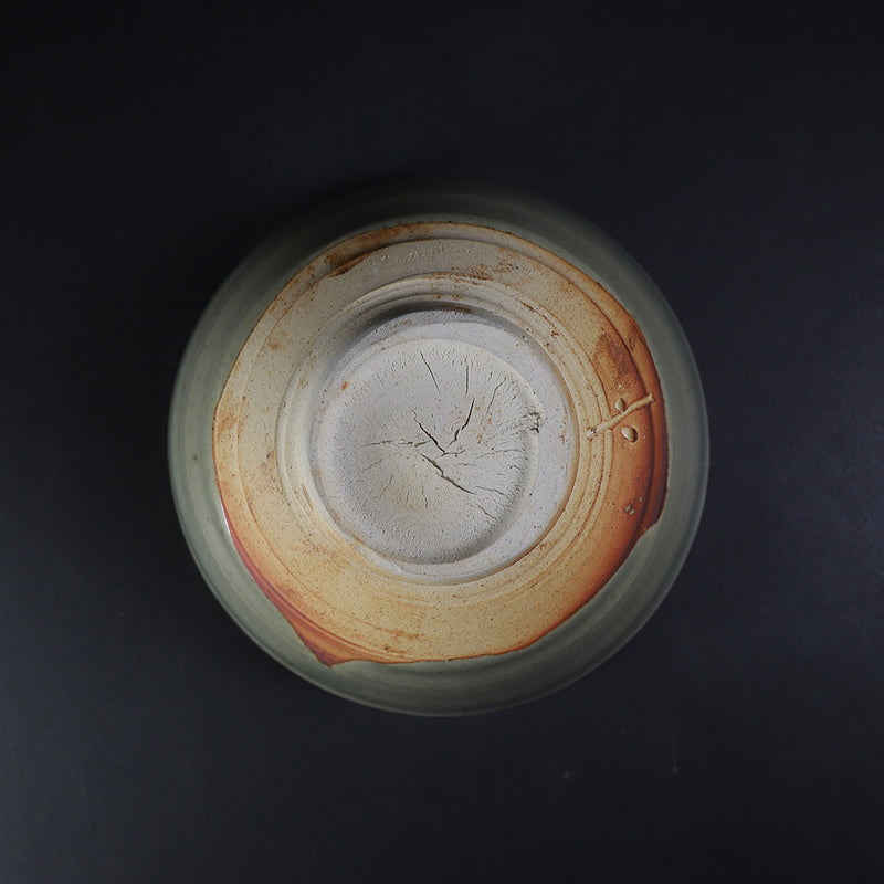 岡本作礼　作　翠青唐津茶碗　No.1