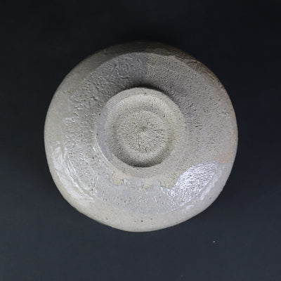 White Karatsu tea bowl No.16 by Yoshihisa Ishii