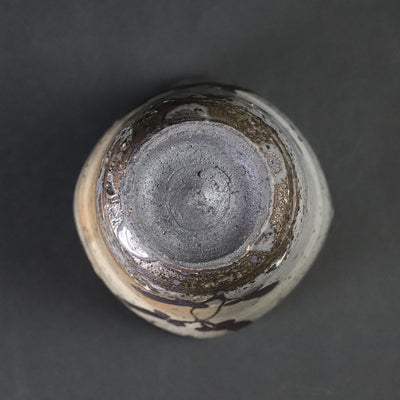 Karatsu-e Kohiki Square Teacup by Takashi Nakazato