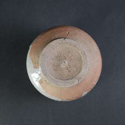 Painted Karatsu teacup No.5 by Naoto Yano