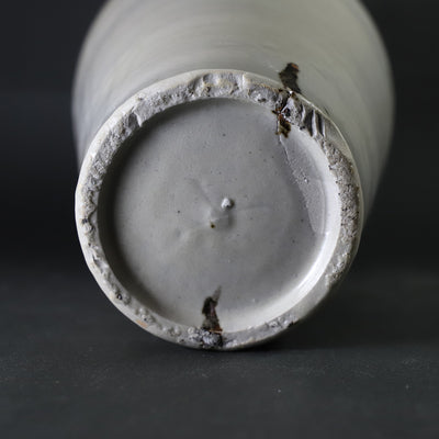 石井義久　作　唐津白磁花入　No.1