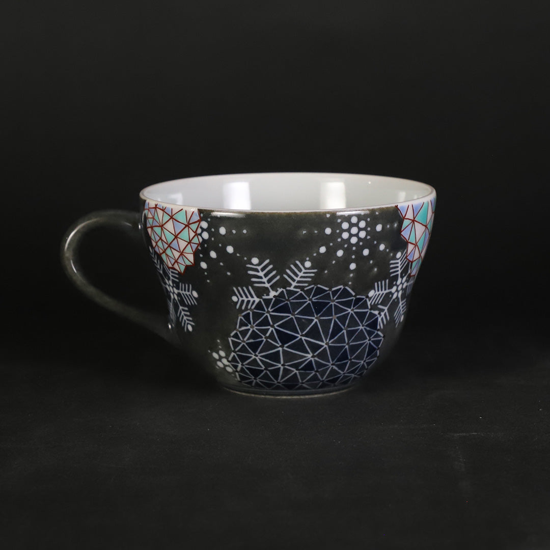 人間国宝　今泉今右衛門　色絵墨色藍色墨はじき珈琲碗 十四代 今泉 今右衛門 | ARTerrace