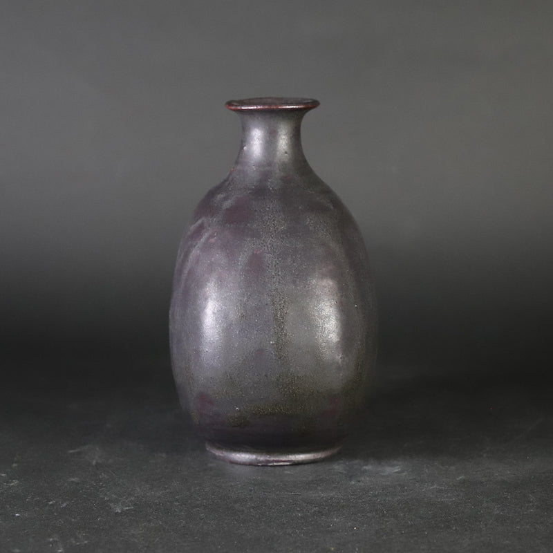 内村慎太郎　作　黒高麗扁壷