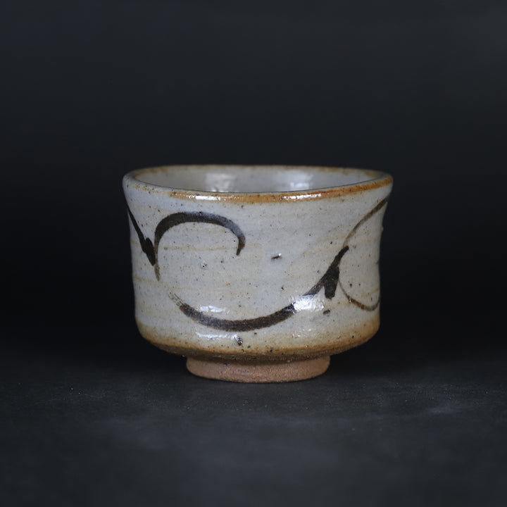 希少品セール！本人作品◆絵唐津ぐい呑み◆ 14代中里太郎右衛門◆ 十四代中里太郎右衛門 作 絵唐津ぐい呑 No.7 – ギャラリー一番館