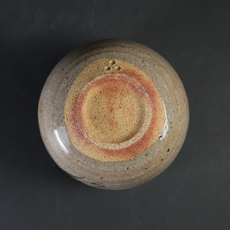 Nakazato Tarouemon Kiln Karatsu sake cup (large, painted Karatsu: Tori)