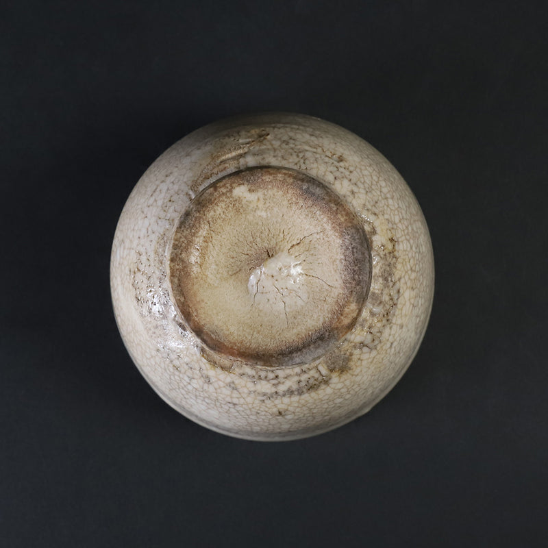 Rain-leaking hard-handled sake cup No.98 by Shintaro Uchimura