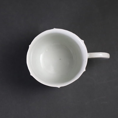 Soichiro Maruta white porcelain cup and saucer (small) 1