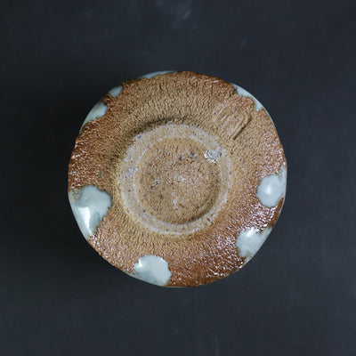 Ash-glazed sake cup No.6 by Shuichi Okamoto