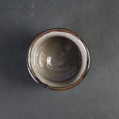Illustrated Karatsu sake cup by Taroemon Nakazato XIV