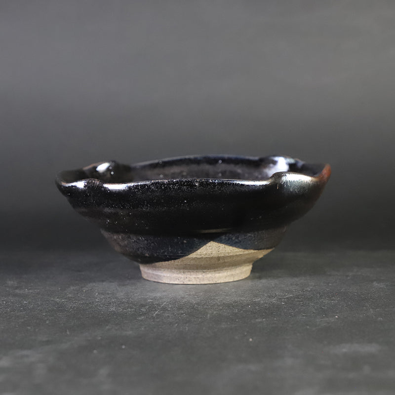 土屋由起子　作　黒唐津向付