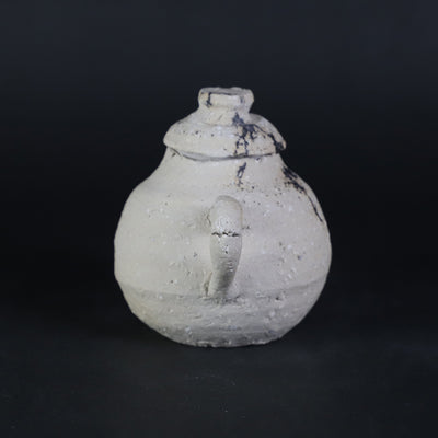 梶原靖元　作　紫香楽急須　No.105