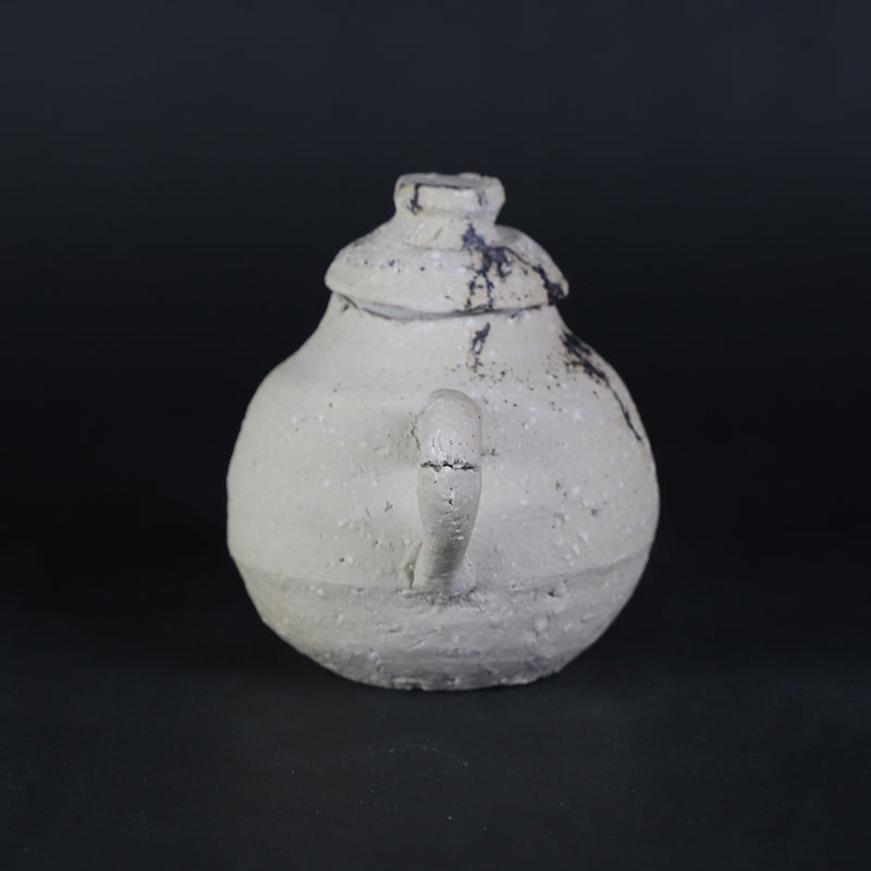 梶原靖元　作　紫香楽急須　No.105