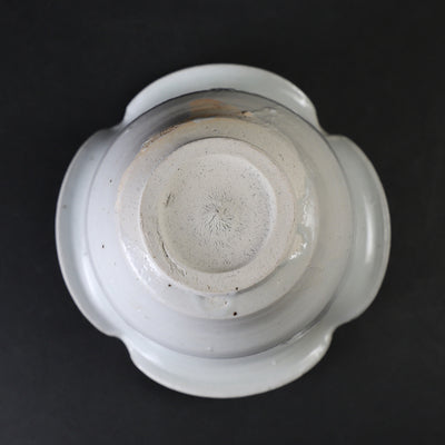 White porcelain dish by Naoto Yano