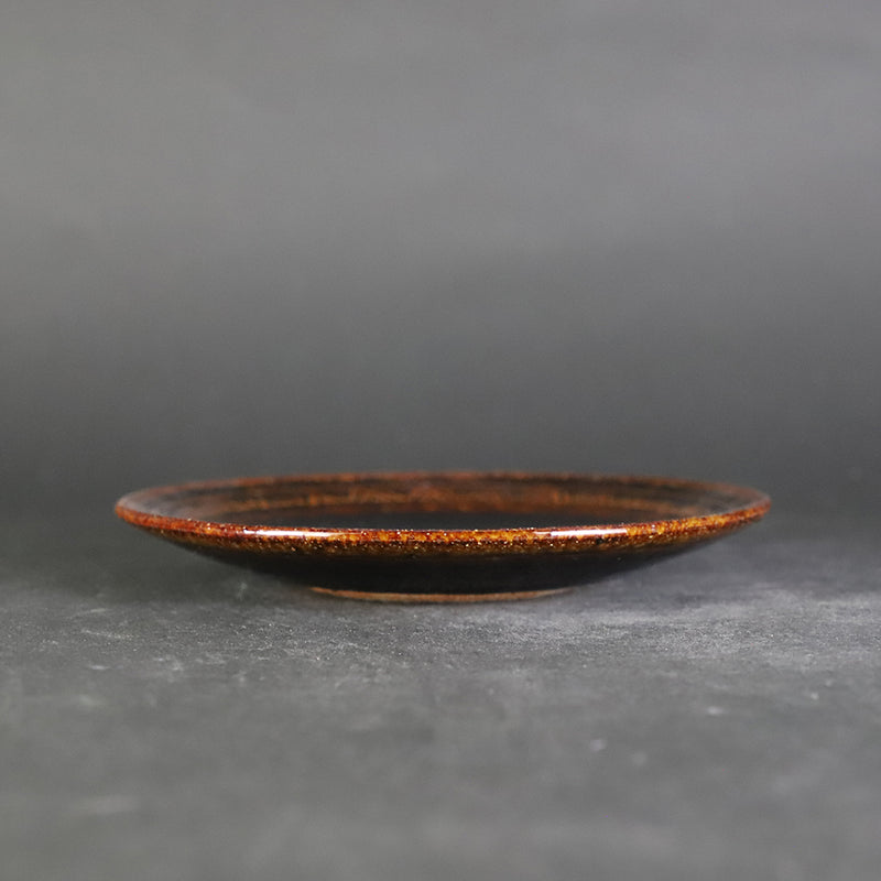 A small candy-glazed plate by Keigo Kawazoe