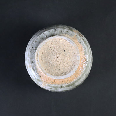 Black leopard glaze teacup No.13 by Yasumoto Kajiwara