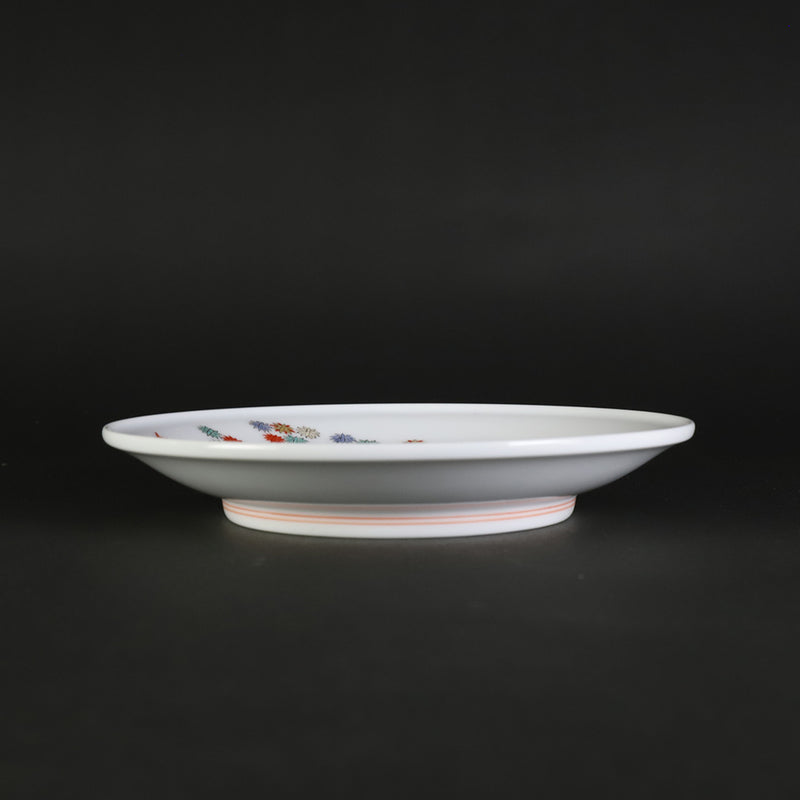 Kakiemon Kiln Nishiki Bamboo Tiger Design Plate