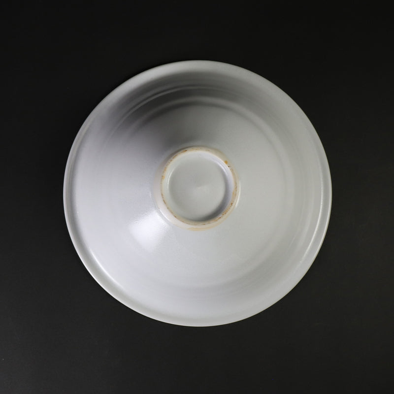White porcelain bowl by Kenta Nakazato