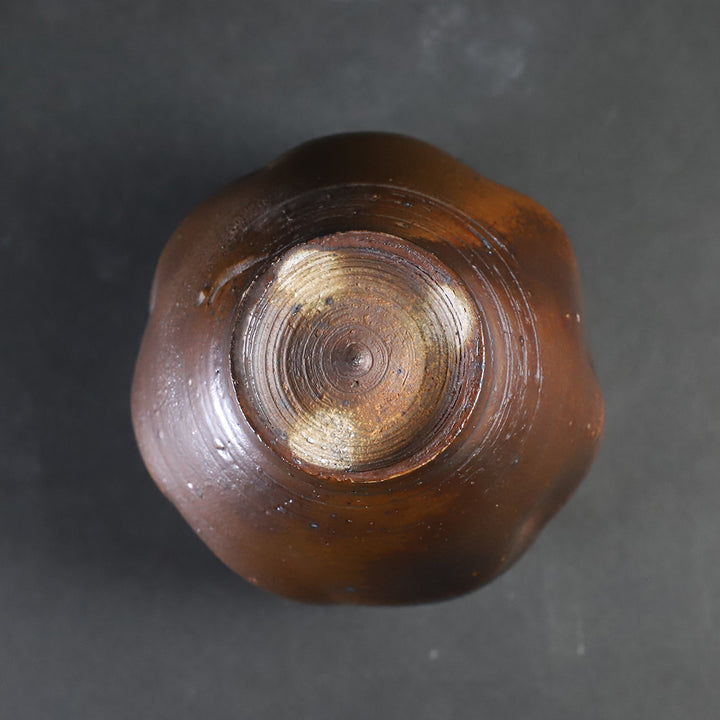 【中里隆】  唐津焼  隆太窯  瓜形湯呑 中里隆】 唐津焼 隆太窯 瓜形湯呑 - メルカリ