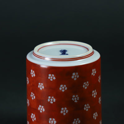 Gen-emon Kiln Red Plum Plum Pattern Peeping Inoguchi