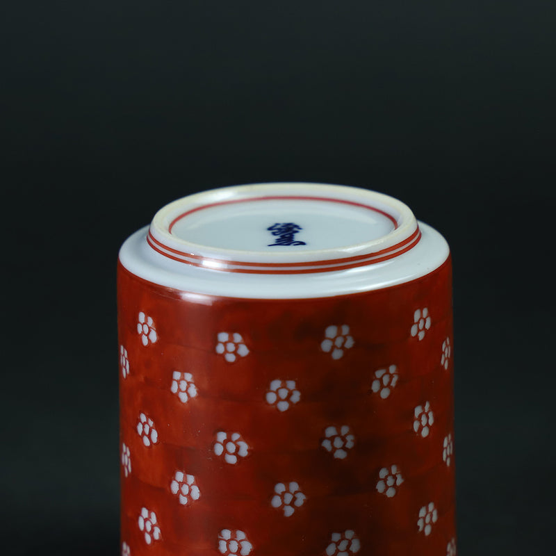 Gen-emon Kiln Red Plum Plum Pattern Peeping Inoguchi